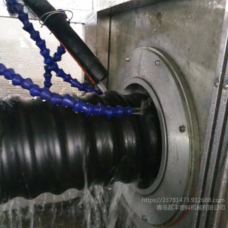 聚乙烯塑料波纹管生产设备 碳素螺旋管生产线 PE碳素管挤出机器 型号齐全图片