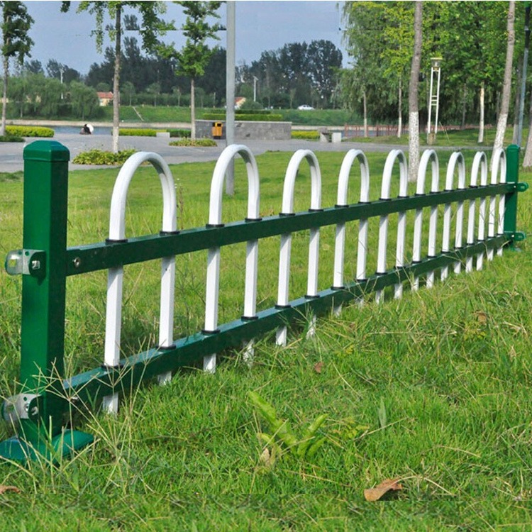 锌钢护栏 鑫旺 U型绿化带护栏 锌钢草坪围栏