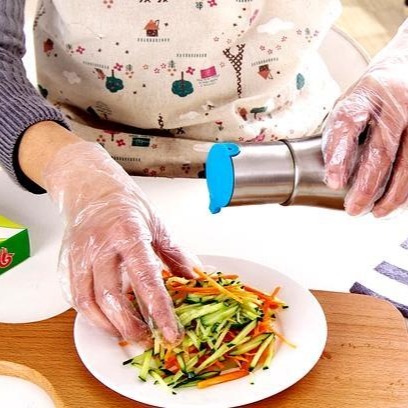 食品级一次性PE手套材质透明防水防油餐饮厨房食品加工用途广泛