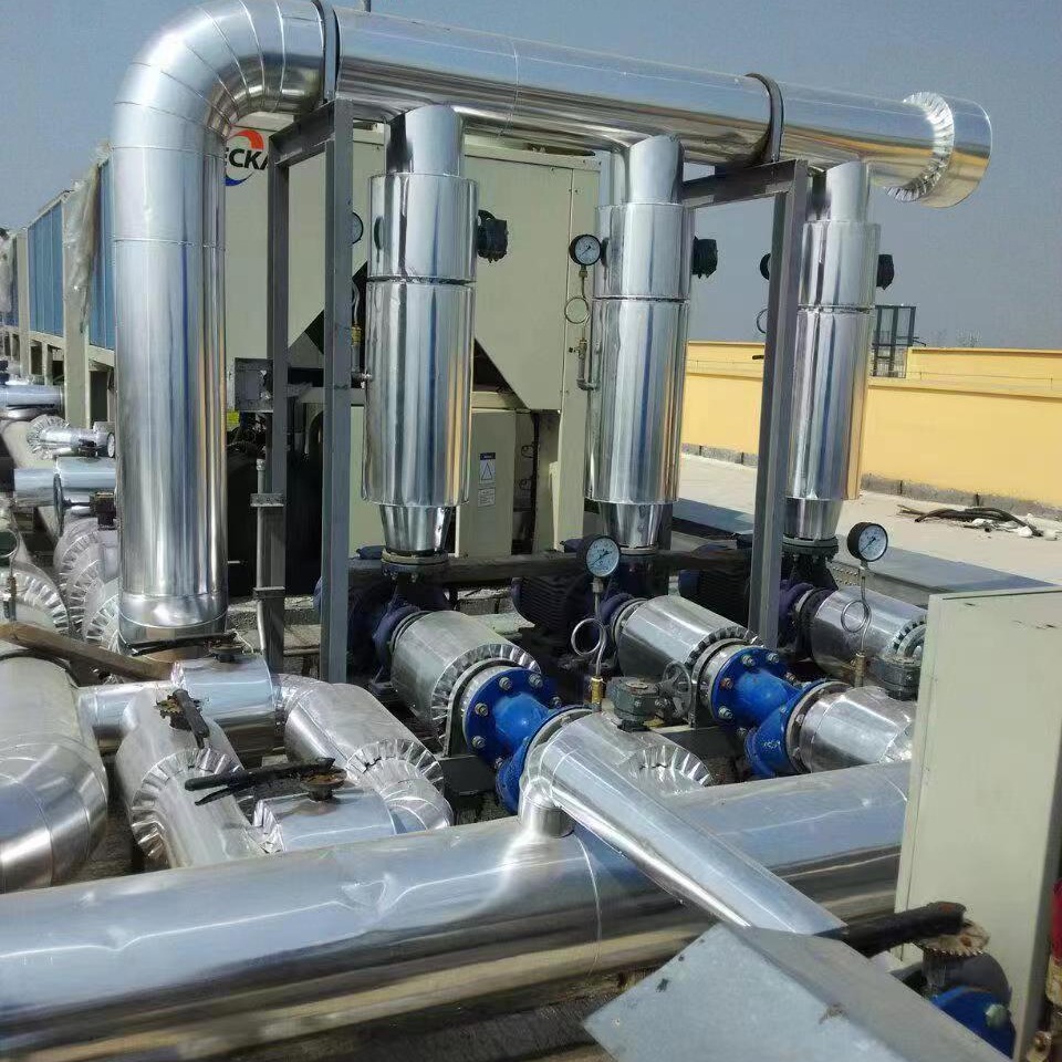 气站管道铁皮保温施工队橡塑管泵房设备铝皮保温工程