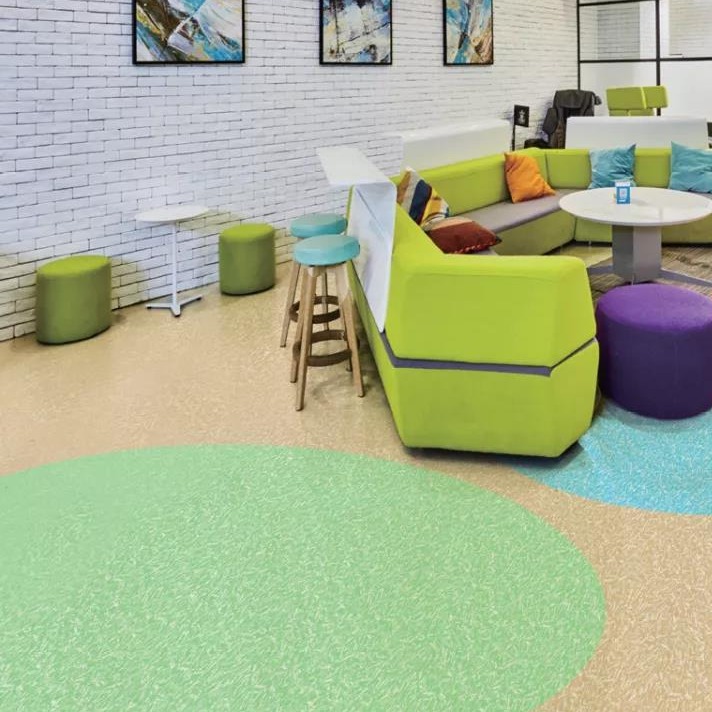 LG广雅商用复合地板 2.0mm塑胶地板卷材 防刮耐磨