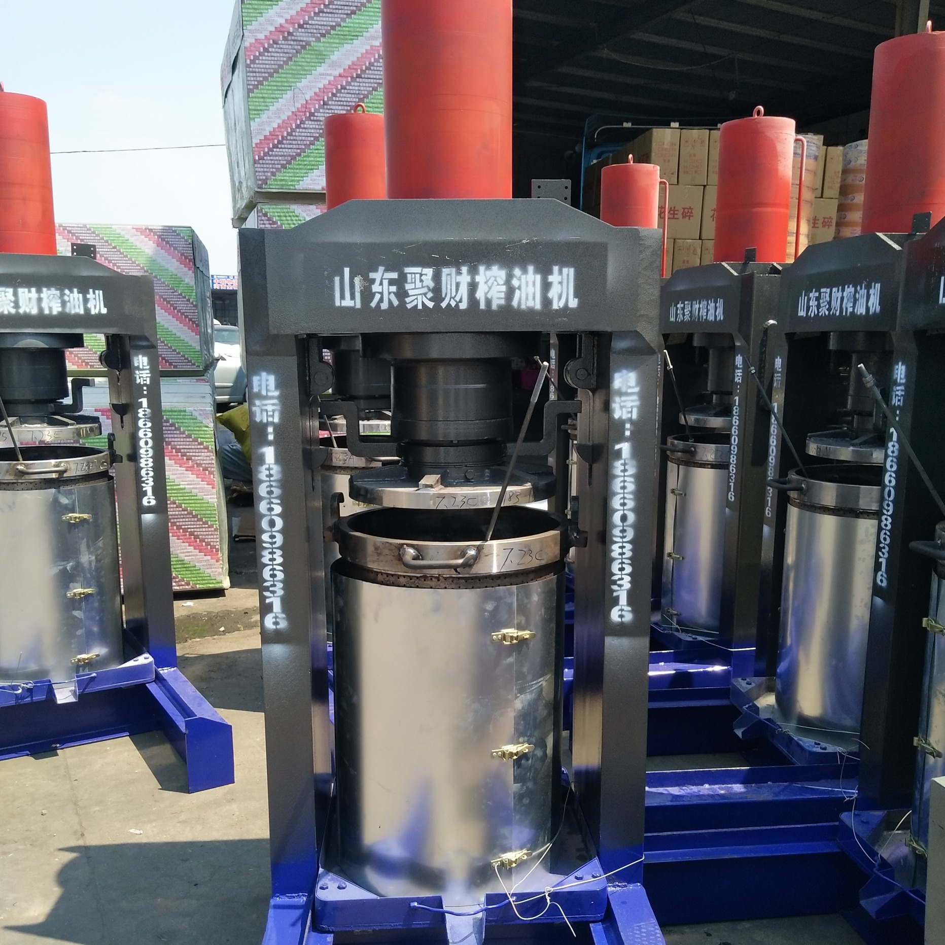 江永螺旋榨油机价格 中方大型榨油机多钱一台 新型榨油机械设备图片