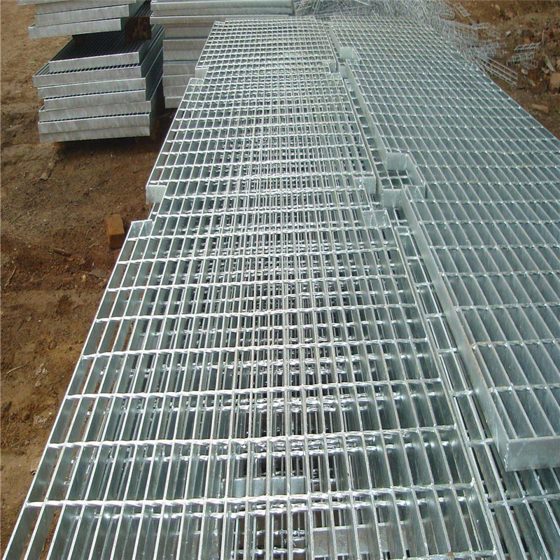 定制热镀锌异形钢格板栅平台楼梯踏步钢格板异形网格板沟盖板峰尚安