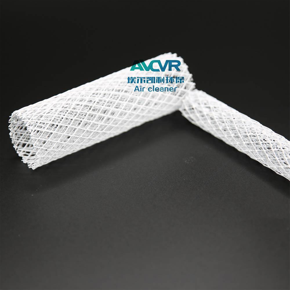 AOP技术分解voc有害气体 铝箔网筒式过滤网光触媒二氧化钛UV光催化空气滤网