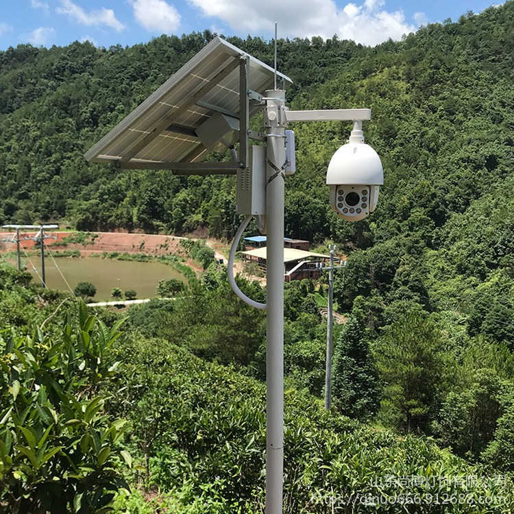 太阳能摄像头监控 尚博灯饰厂家定制太阳能监控供电系统