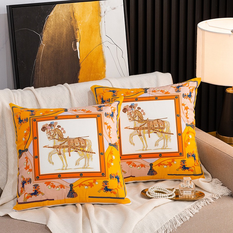 中式抱枕靠垫中国风红木沙发靠垫套布艺长方形枕芯套客厅枕头定制图片