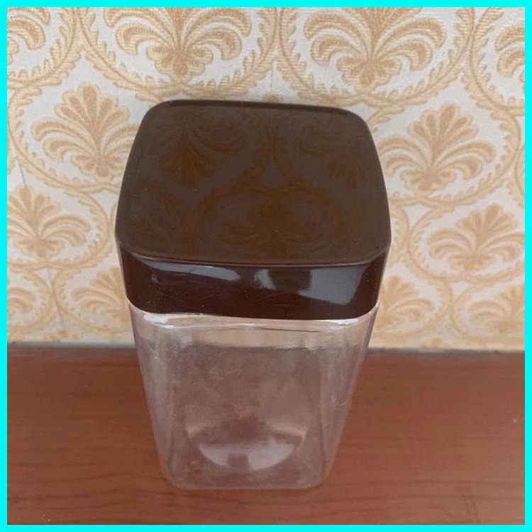 博傲塑料 圆形塑料食品罐 坚果收纳透明瓶子 塑料食品罐