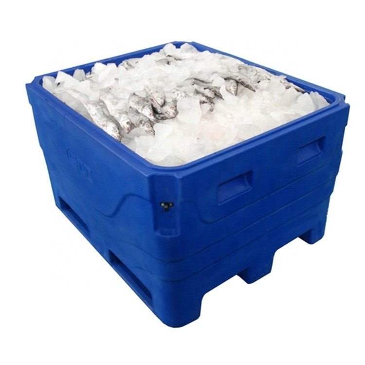 SCC塑创源大容量滚塑保温箱冷藏加厚箱储存水产保温渔业海鲜水产400L