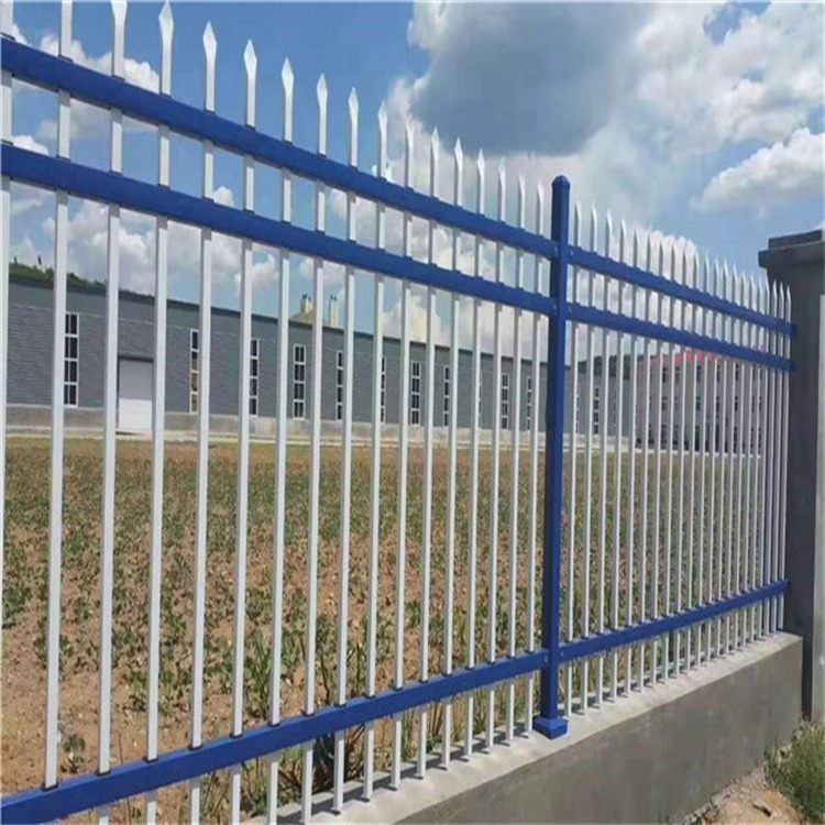 喆兴新钢护栏 小区铁艺围栏 学校防护栏 围墙护栏  厂区栅栏