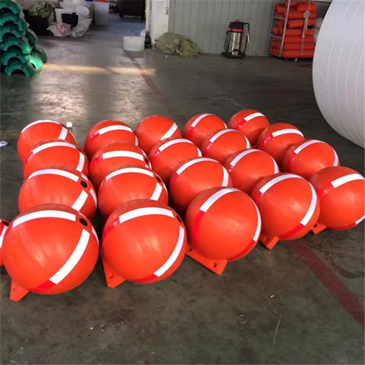 柏泰滚塑浮球型号海上警戒线浮漂大号塑料浮球图片