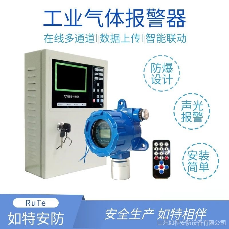 CO浓度控制器 一氧化碳气体探测器 如特安防CO气体报警器价格电议图片