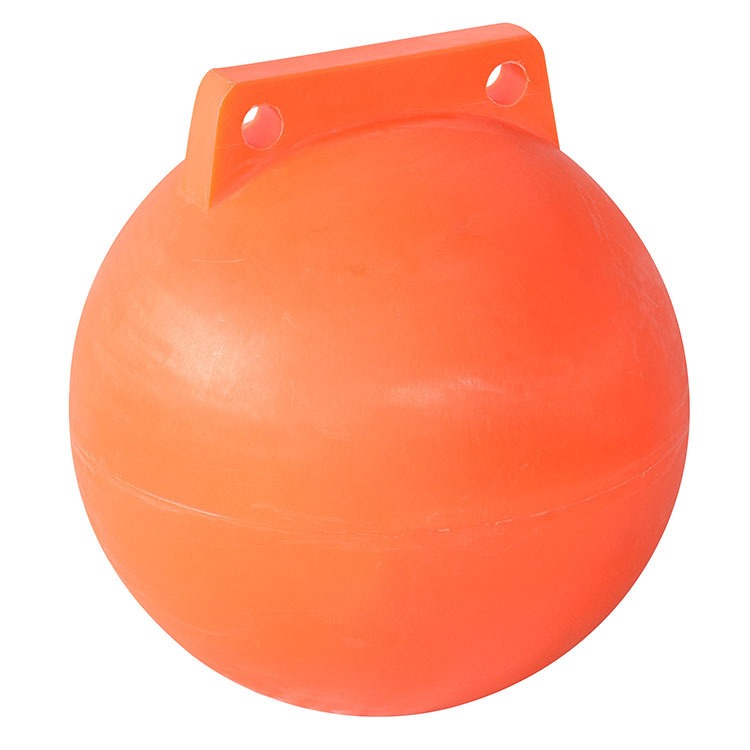 盐城水库警戒线聚乙烯浮漂50公分塑料浮球