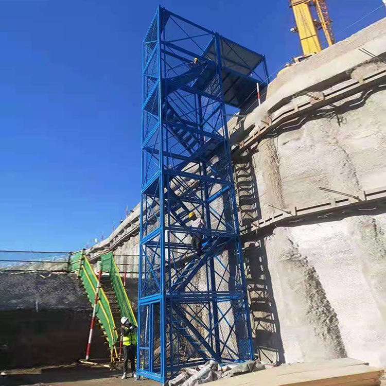 宇鑫 组合式安全梯笼 建筑基坑梯笼 建筑安全梯笼图片