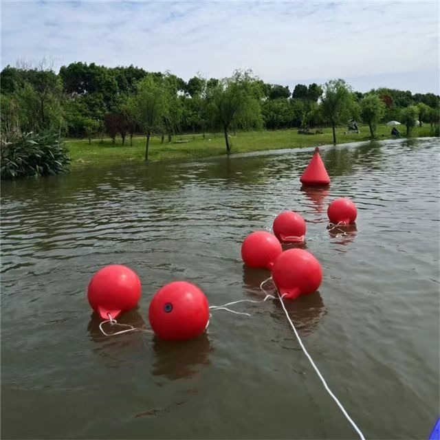 聚乙烯多功能水上警示浮球水产养殖划分塑料浮球