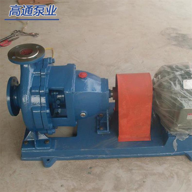 高通泵业IH65-40-250轻质高强不变形不锈钢流程泵机械密封