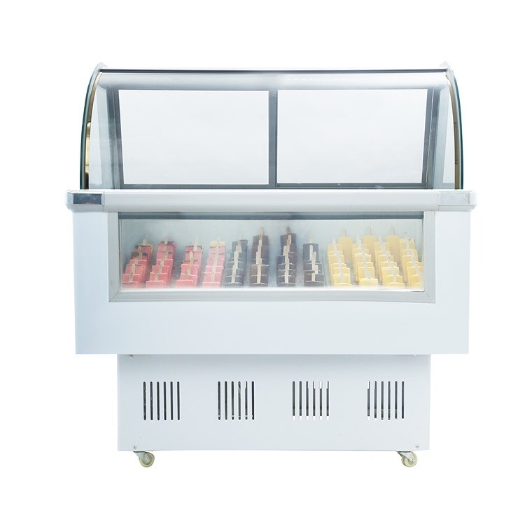 潍坊绿科硬冰展示柜/直冷冰棍展示柜/商用冰淇淋冷冻冰柜/豪华冰棍冷柜图片