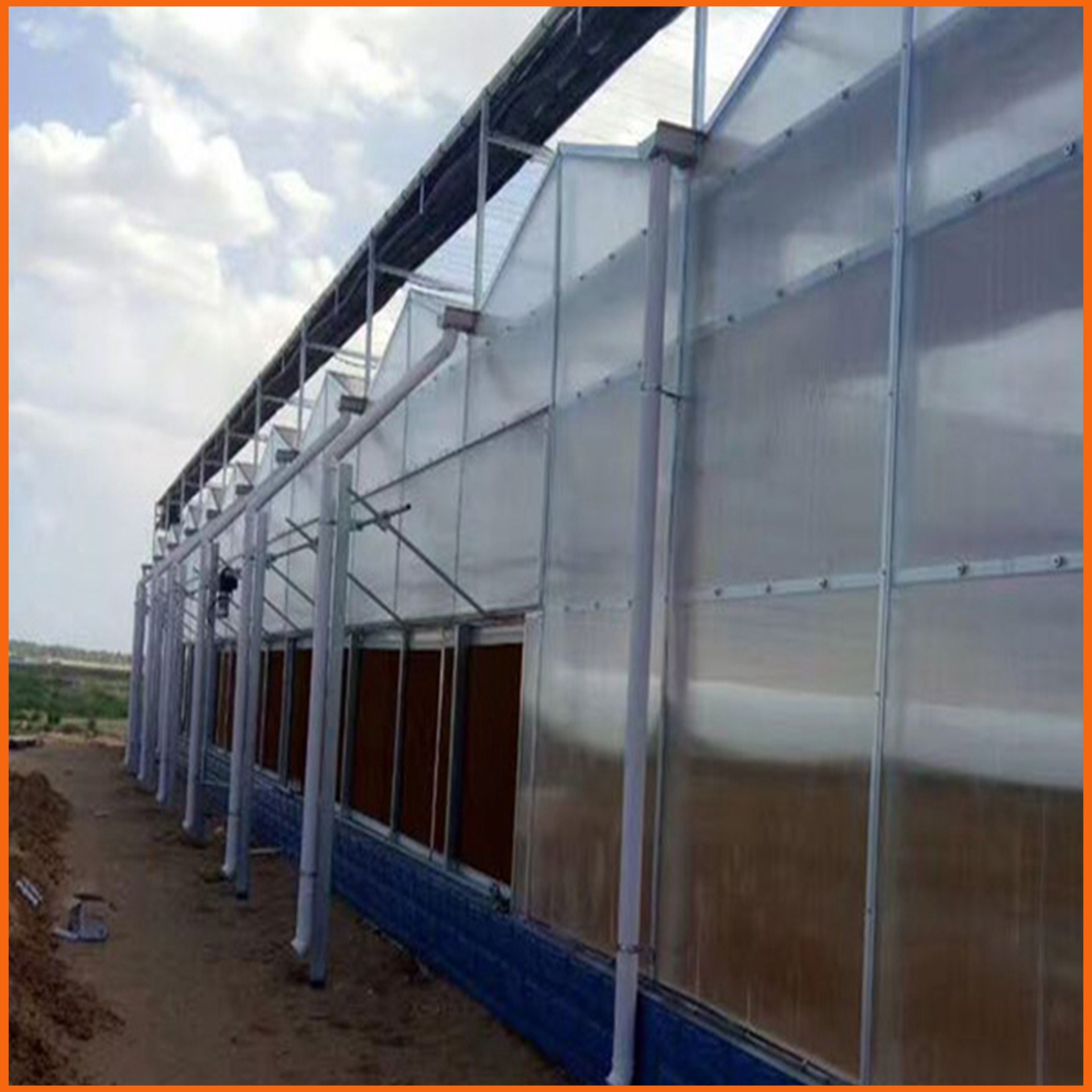 光伏温室大棚PC阳光板 福州透明空心阳光板 10毫米空心阳光板生产厂家图片