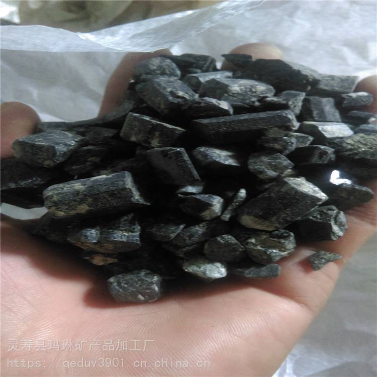 玛琳 纤维电气石粉 电气石原矿颗粒销售 单晶体电气石
