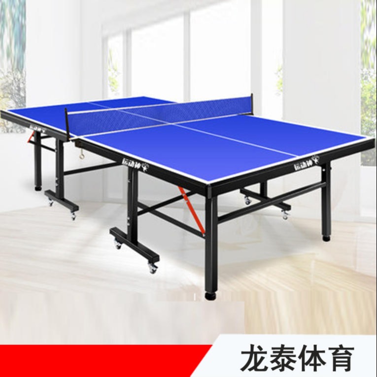 龙泰体育 家用迷你款简易乒乓球台 现货加工 多功能乒乓球台 室内乒乓球台