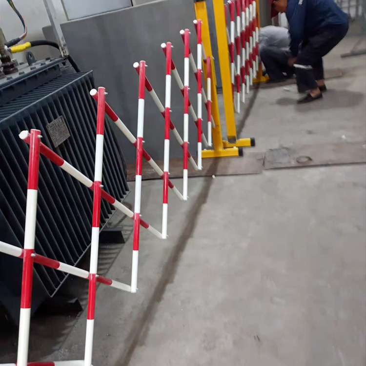 绝缘安全围栏 道路施工防护警示栏 圆管式硬质围栏 电力检修围挡
