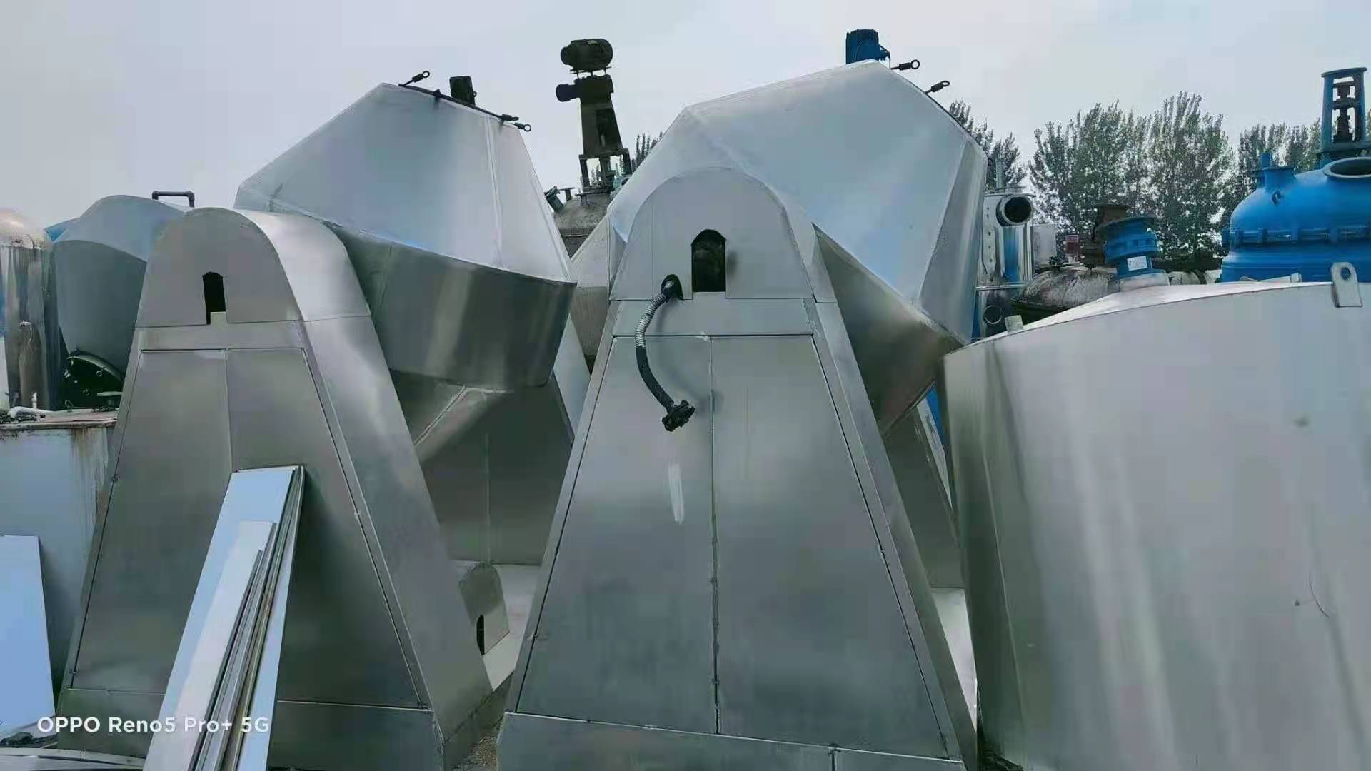 奥轩 不锈钢干燥机 搪瓷双锥干燥机3000型