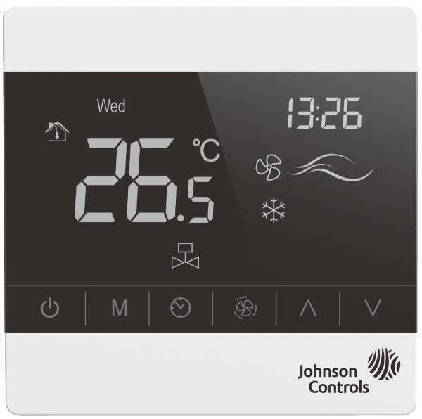 美国江森JohnsonControls楼宇自动化控制T8800触摸屏温控器T8800-TB21-9JS0-B0