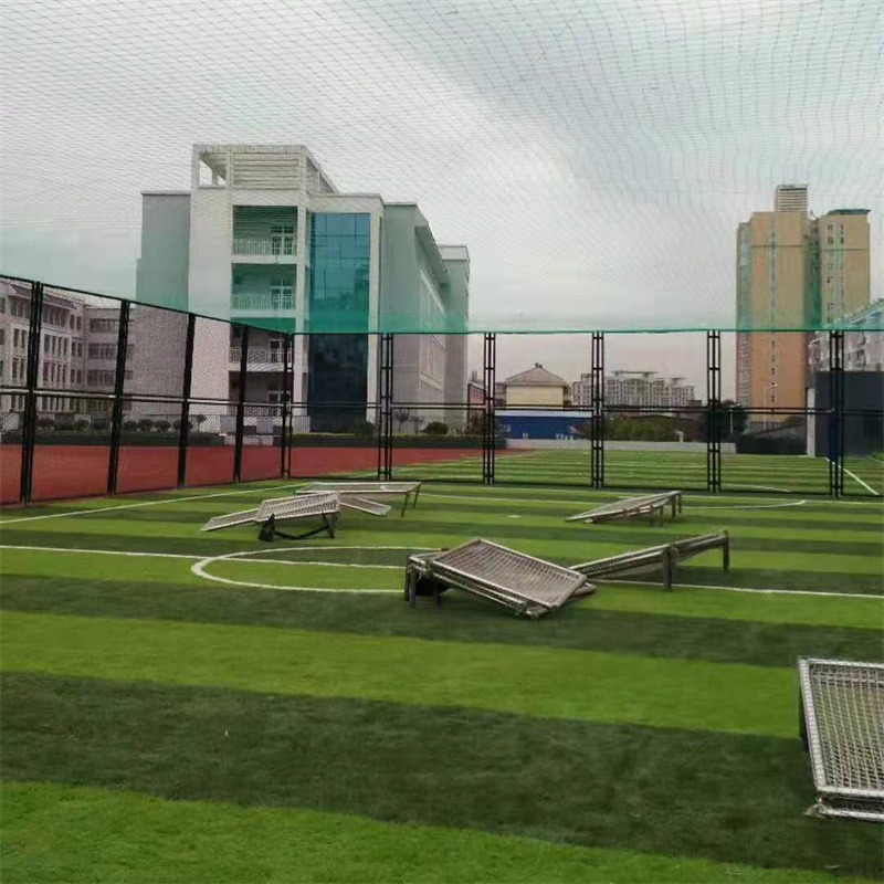 4米高7人制笼式足球场 墨绿色笼式足球场 笼式总球场围网定做峰尚安