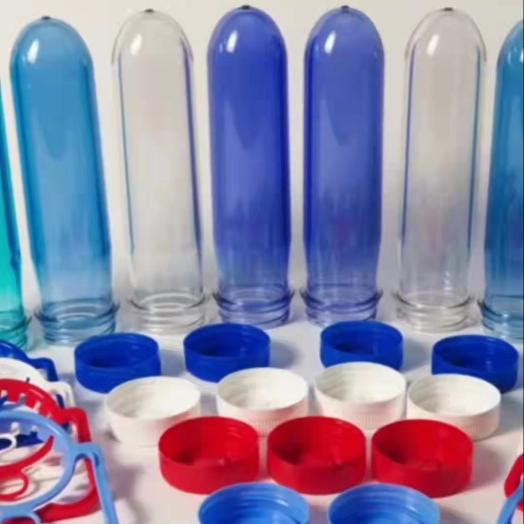 湖北广水食品级包装全新料优质55口一次性250g瓶胚瓶桶颜色可定制全国发货图片