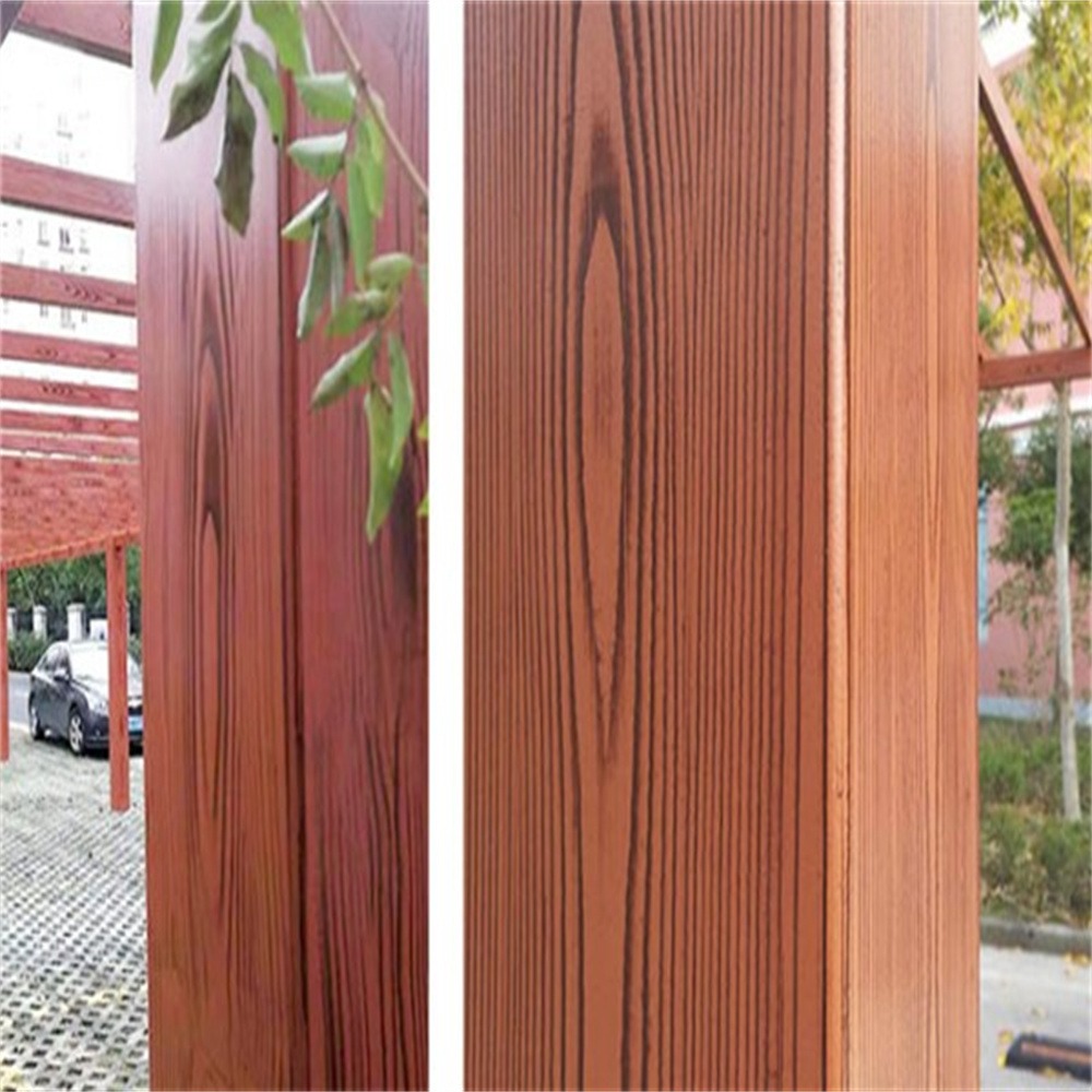 木纹漆 钢结构上做仿木纹效果涂料 华彩木纹漆全国施工