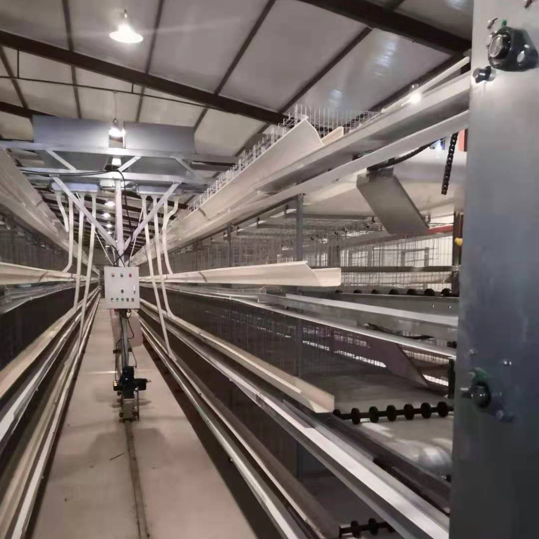养鸡设备 行车式喂料机 龙门式 配件 来图定制鸡笼 层叠式 阶梯式 养殖设备一站式采购商 柏业