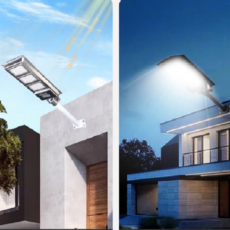 一体化太阳能路灯厂家 室外照明太阳能路灯杆子图片