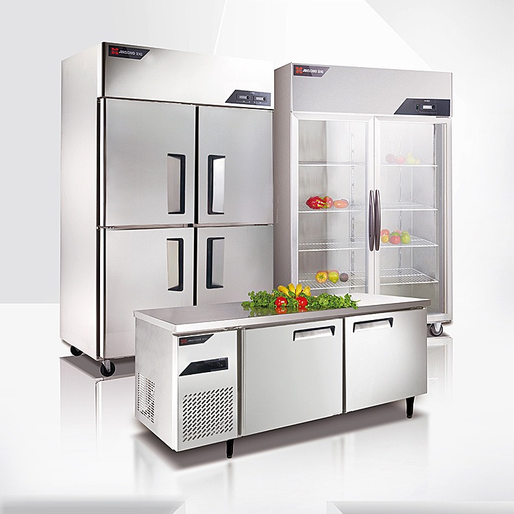 金松商用冰箱 QB1.0L4U四门单机单温冰箱 不锈钢冷冻柜 厨房四门冷冻柜