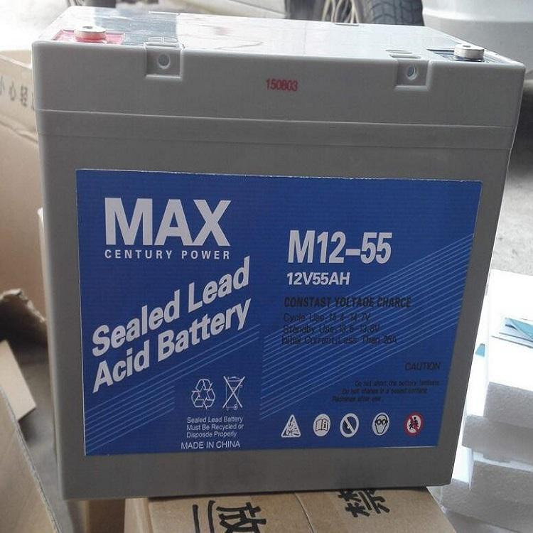 MAX蓄电池M12-12 12V12AH 20HR UPS EPS应急配电柜 安防电源系统