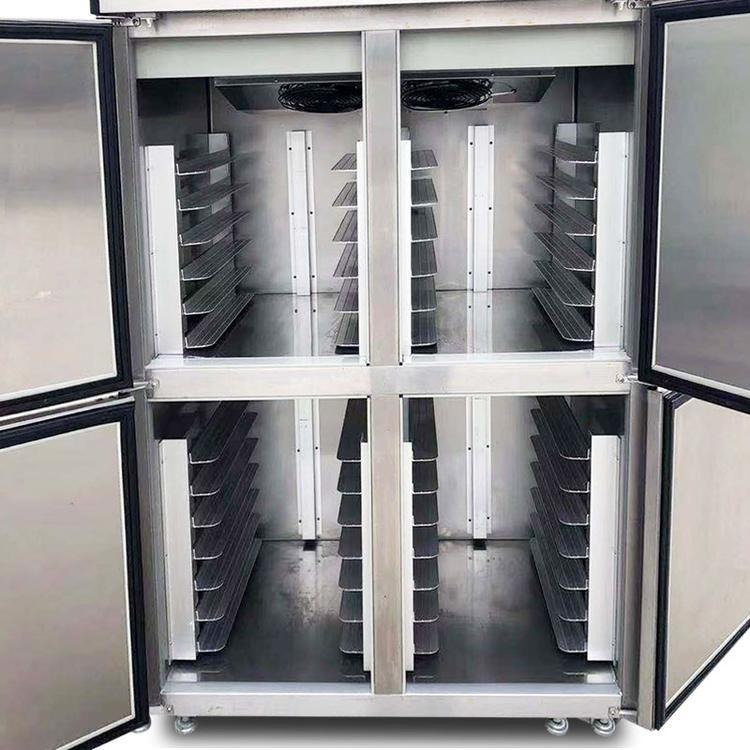 无锡新麦四门冰箱 SC-C 4新麦商用插盘柜 厨房保鲜柜