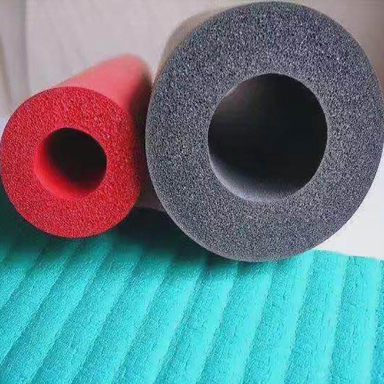 橡塑保温管a级橡塑管 隔热材料库存扩大规模