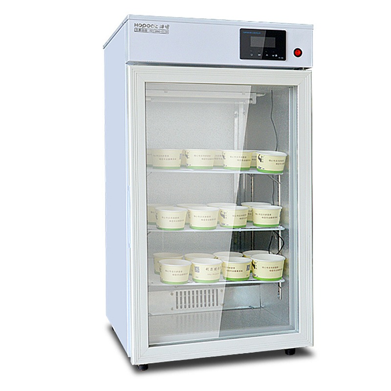 哈尔滨 浩博自动商用酸奶机 立式小型鲜奶发酵柜 杀菌发酵箱 奶吧设备全国发货
