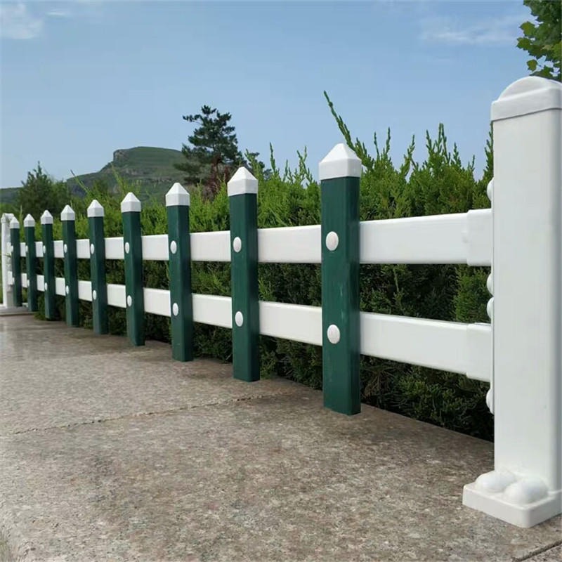 pvc护栏草坪 雄沃小区绿化护栏 建设新农村围栏校园护栏