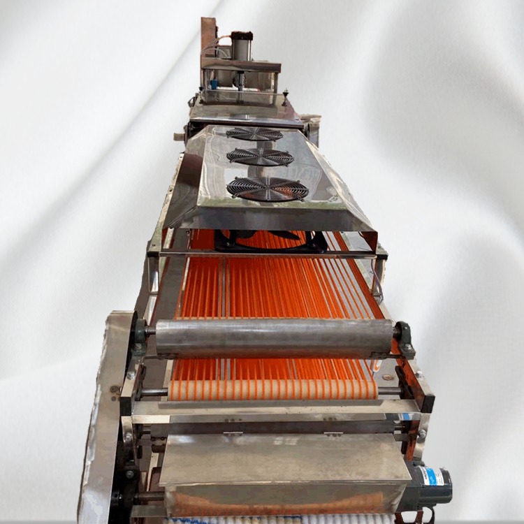 安徽安庆烙馍机 TL500型 电加热春饼机工艺制作 万年红机械