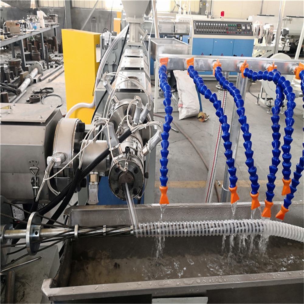PVC-U加筋管生产设备 / PVC排污管生产线 中瑞塑机