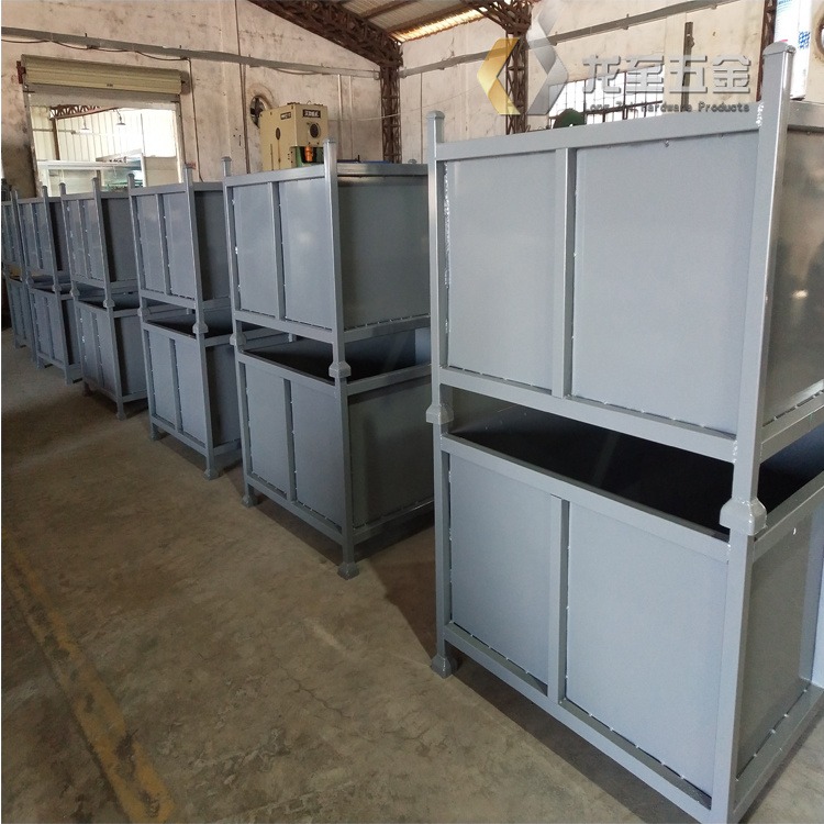 清溪龙至厂家自营折叠式金属料箱钢制周转箱支持定制