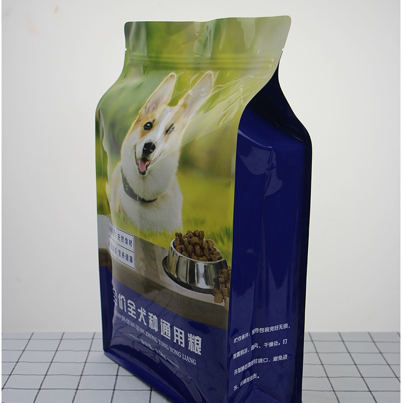 2.5kg够粮包装袋现货 柯基够粮包装袋生产厂家 德远塑业 宠物食品包装袋定制