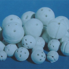 开（多）孔瓷球 开孔瓷柱 耐高温 耐急冷急热特性 抗氧化 耐磨损