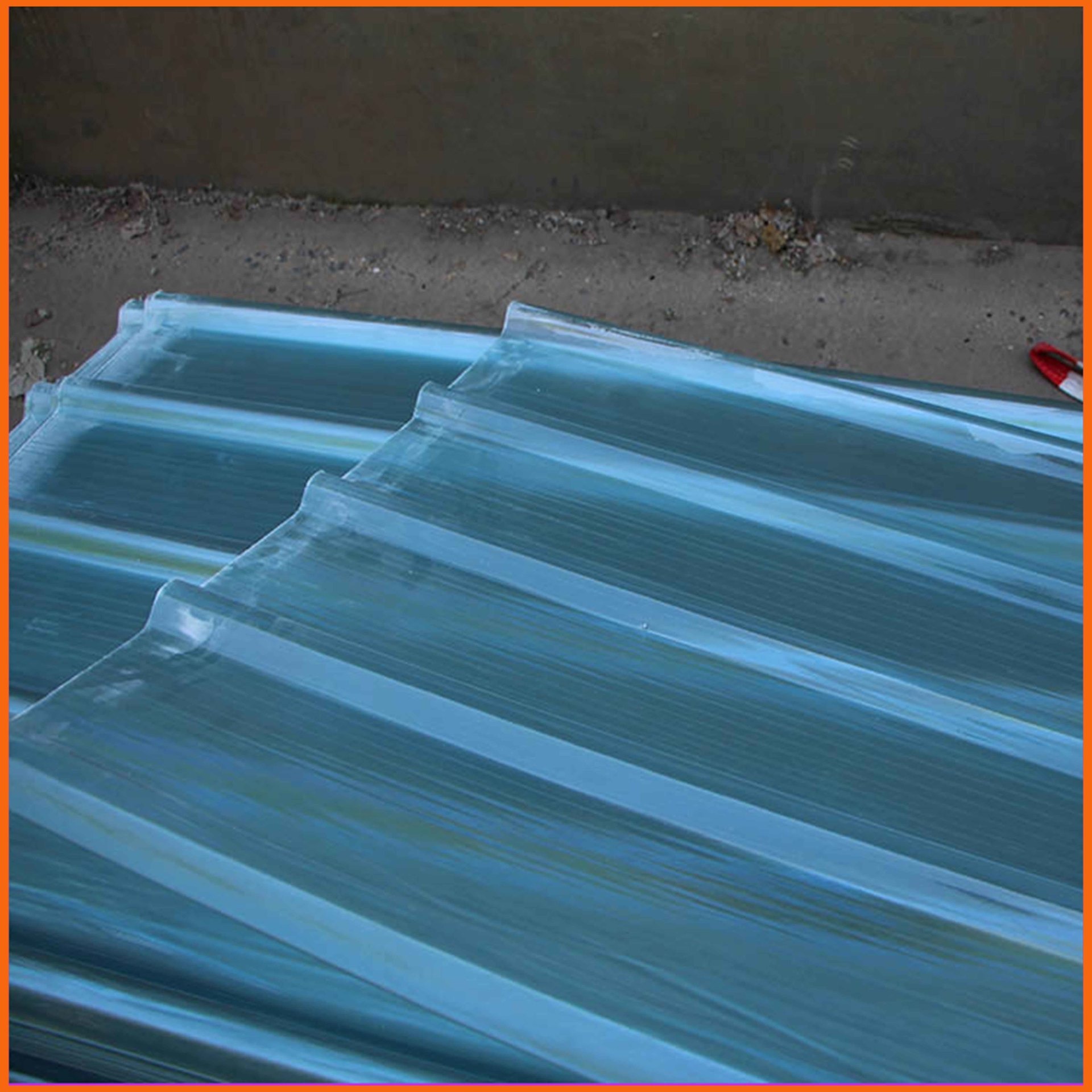 东莞透明塑料瓦 聚酯玻璃钢采光板 FRP阻燃树脂采光带厂家