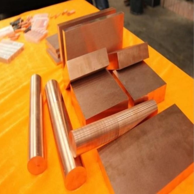 电子封装材料 铜钨合金电极 高熔点钨铜合金 W80铜钨管材
