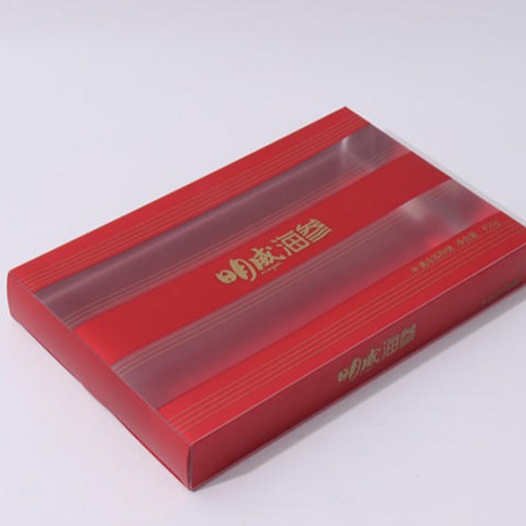 加工定制节日礼品透明折盒pet彩印盒pvc透明印刷烫金盒子供应菏泽