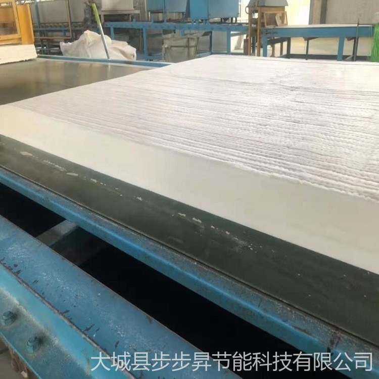 铝箔硅酸铝板 80密度硅酸铝吸音板 隔热硅酸铝纤维棉毡步步昇批发