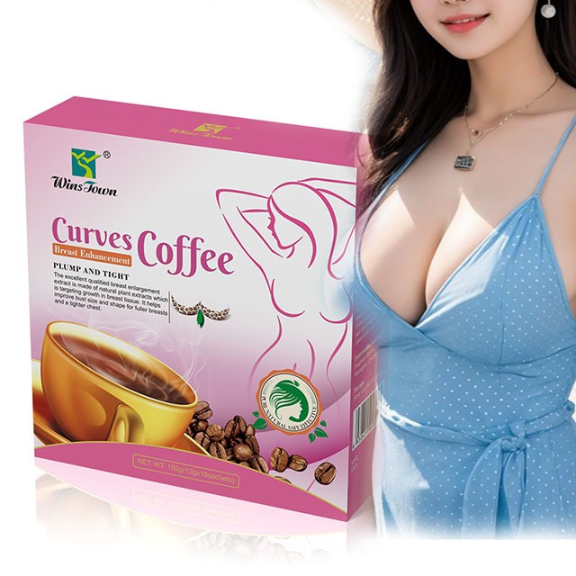跨境出口curves Big boobs firming Breast Coffee no side effects