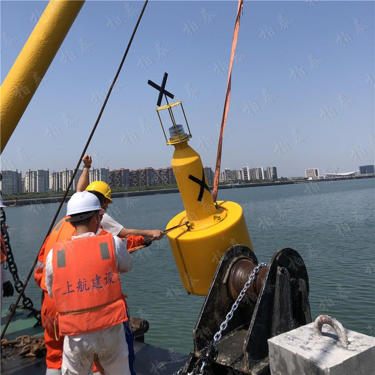宁波聚乙烯航标厂家 订做各类海洋浮标 塑料填充浮筒