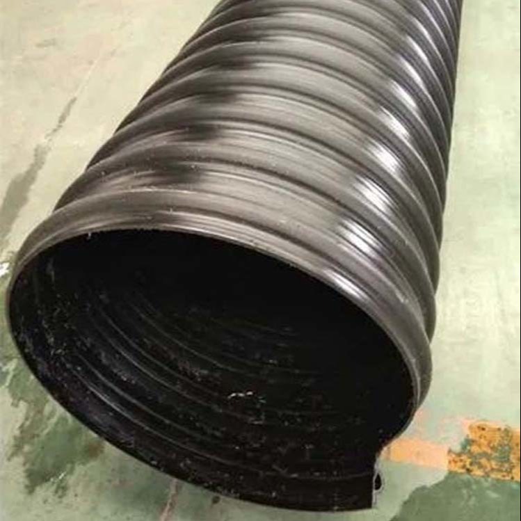 聚乙烯钢带增强管 HDPE钢带增强聚乙烯螺旋波纹管