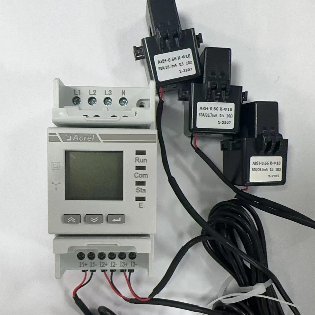 安科瑞ADL400N-CT/D10 80A三相电能计量表 双向计量 逆流监测储能系统图片